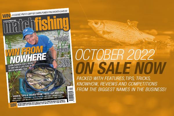 Catch the October issue of Match Fishing, on sale now!