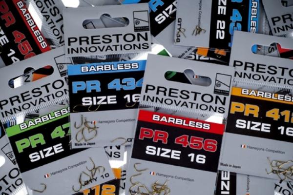 Preston PR456 Barbless Hooks Size 12 x 10 pkts